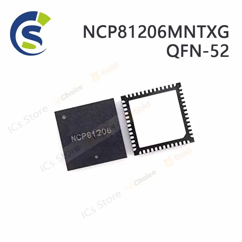 2-5PCS 100% New NCP81206 PCP81206 NCP81206MNTXG QFN-52 Chipset