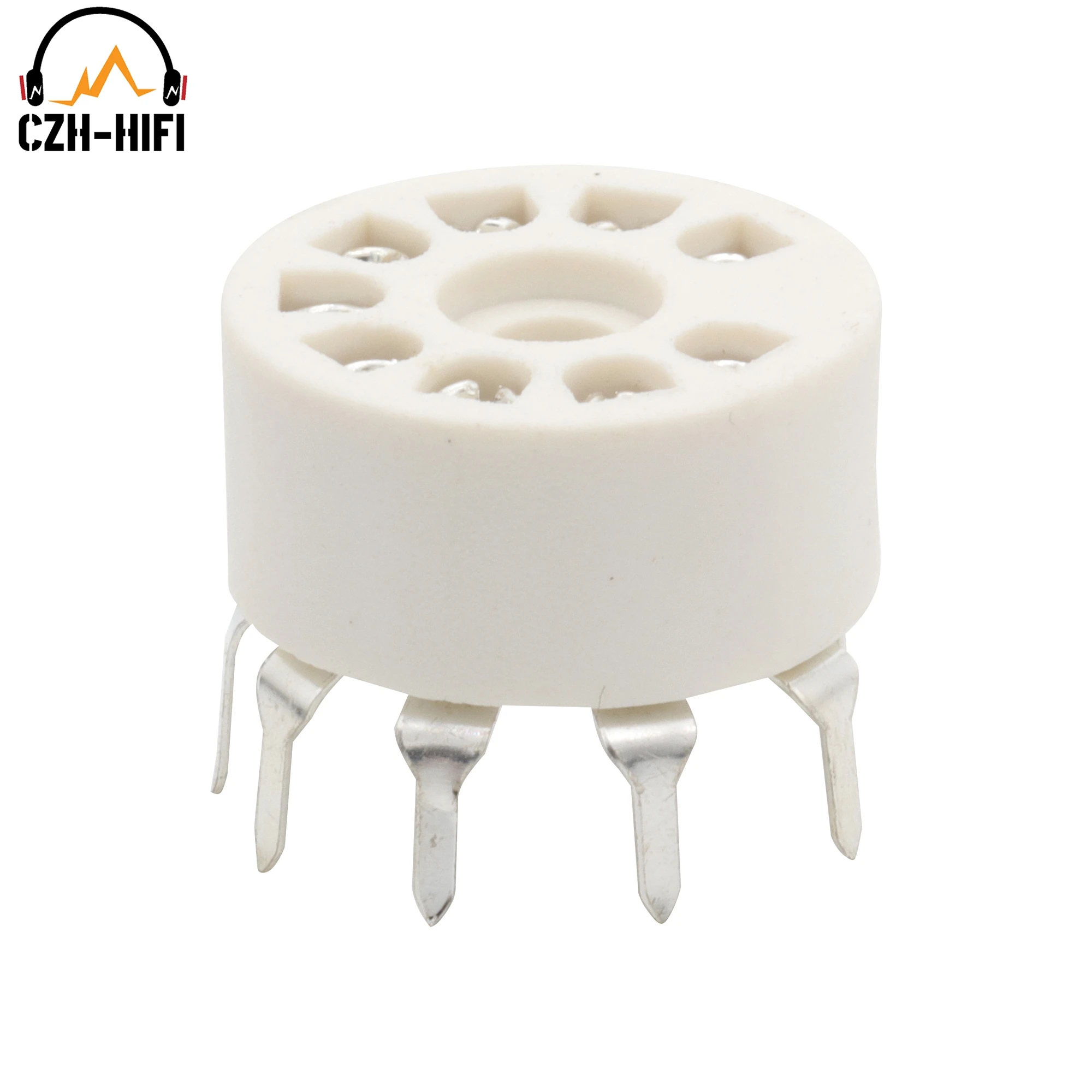 10 stücke 9pin B9A Rohr Buchse Kunststoff Ventil Basis für 12AX7 12AT7 12AU7 EL84 6N1 6570 6922 6DJ8 6N1 ECC83 ECC82 Verstärker PCB Mount – Detail 6