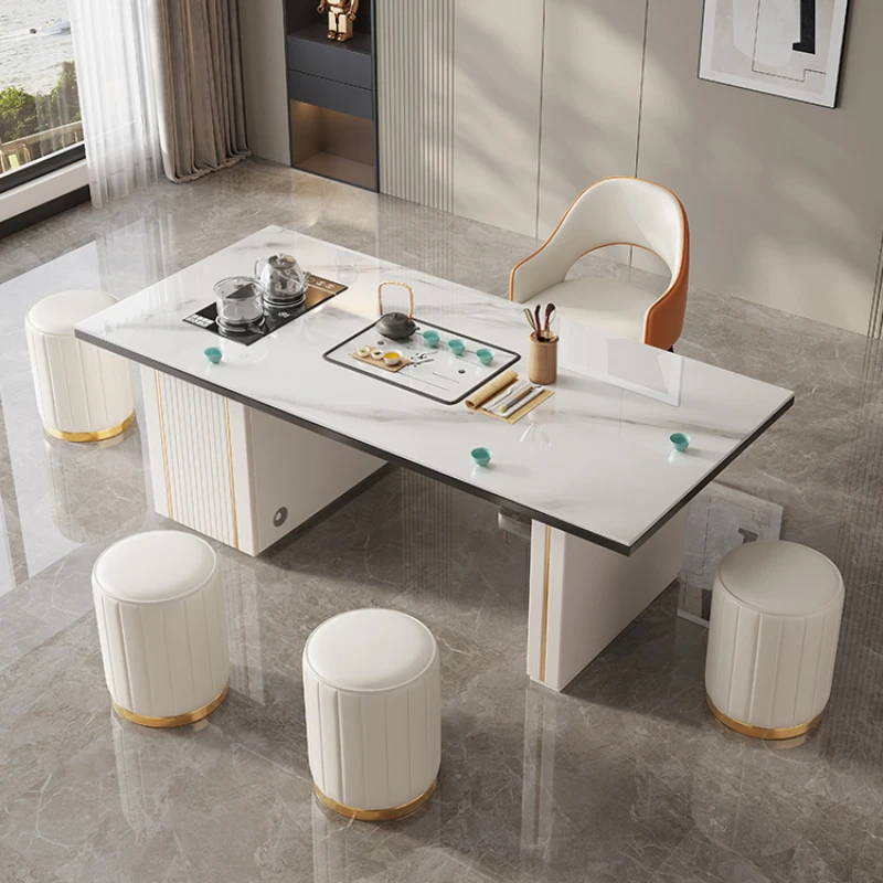 

Marble Coffee Dining Tables Kitchen Side Minimalist Modern Dining Tables Nordic Mesas De Jantar Home Furniture ZT50DT