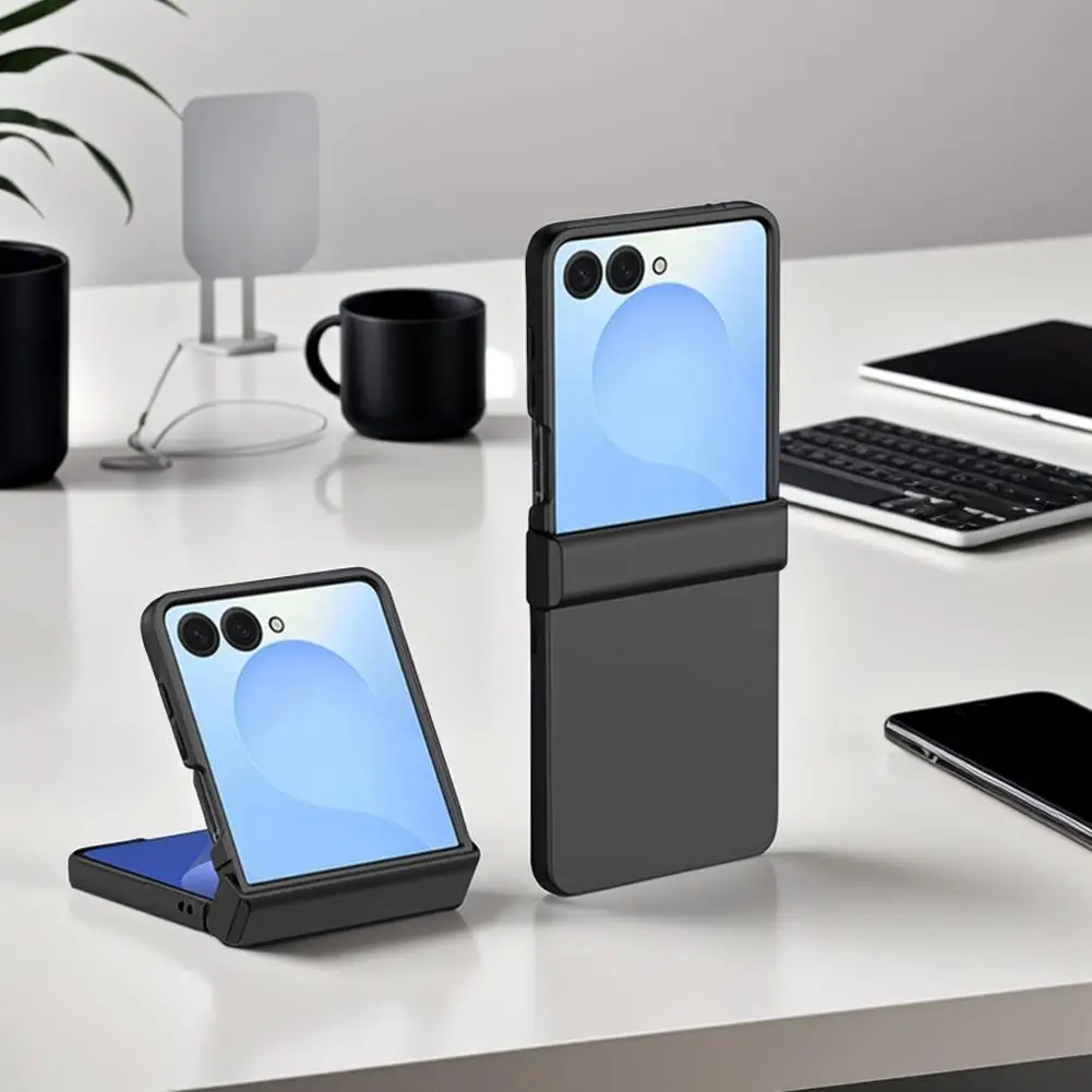 Для Samsung Z Flip 7, защитный чехол с петлями, роскошный тонкий матовый противоударный сенсорный чехол для Samsung Galaxy Z Flip 7 6 5 4 T0E3