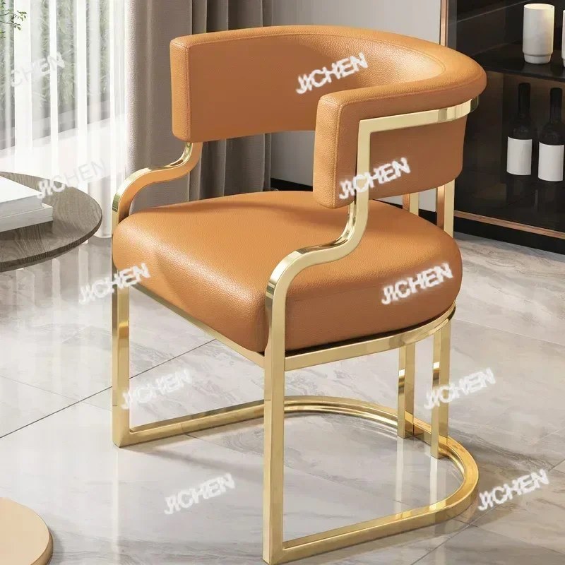 

TTJQ HS Трон Скандинавские обеденные стулья для вечеринок Современные роскошные отельные обеденные стулья Эргономичный стол Прозрачные мероприятия Акцент Stoel Балкон Мех