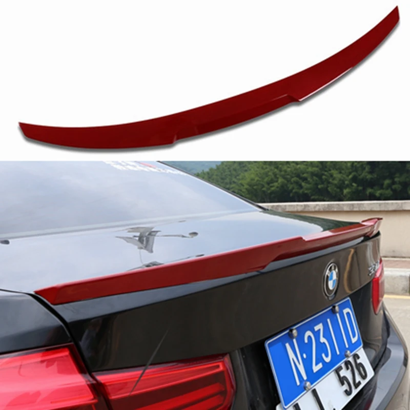 3 Series F30 M4 Style ABS Plastic Rear Luggage Spoiler Wing for BMW F30 F80 M3 2012 + 320i 325i 328i 335i 2012-2017