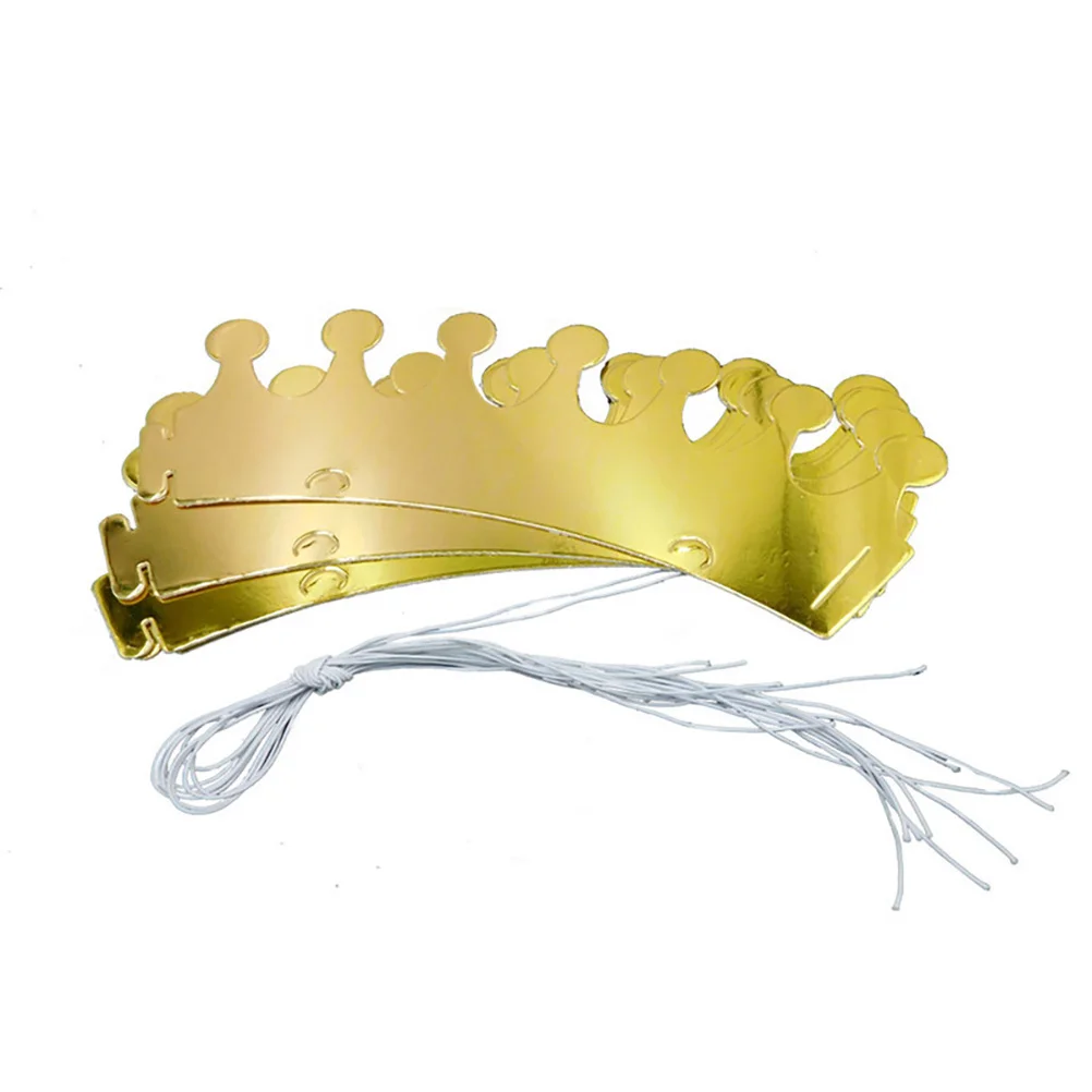 10 Pcs Hat Birthday Kids Party Decorations Accessories Birthday Paper Festive Supplies Celebration Hats Royal
