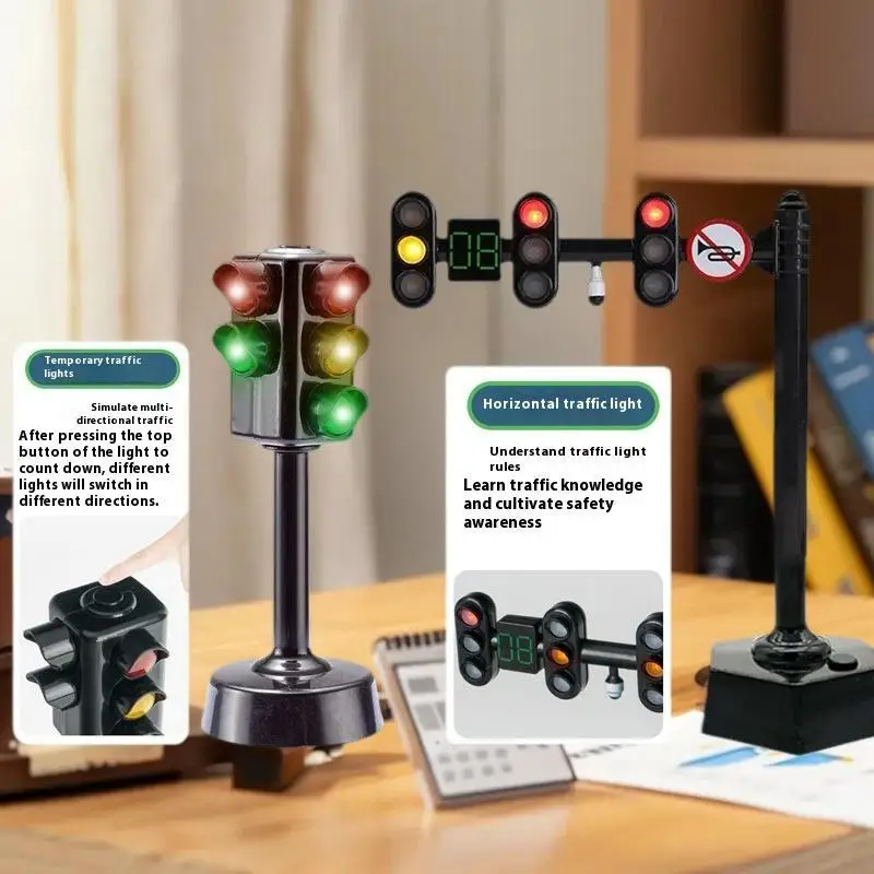 Children's Toy Traffic Light Model, Teaches Safety, Single Piece.