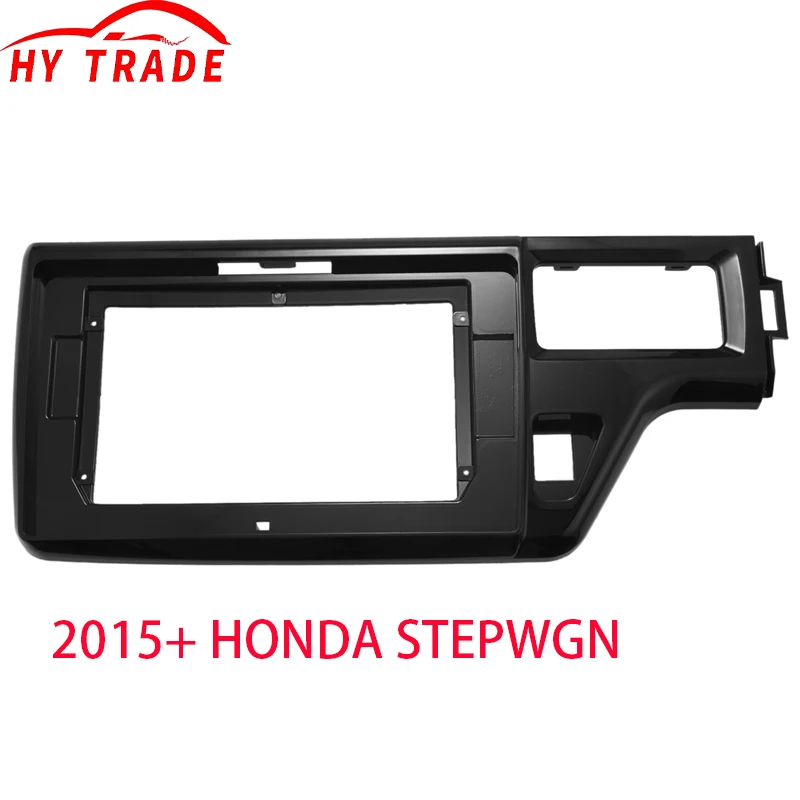 Apply 10.1 Inch Car Radio Fascia Console Panel Navigaition Fascia Panel DVD Frame For Honda Stepwgn 2015+