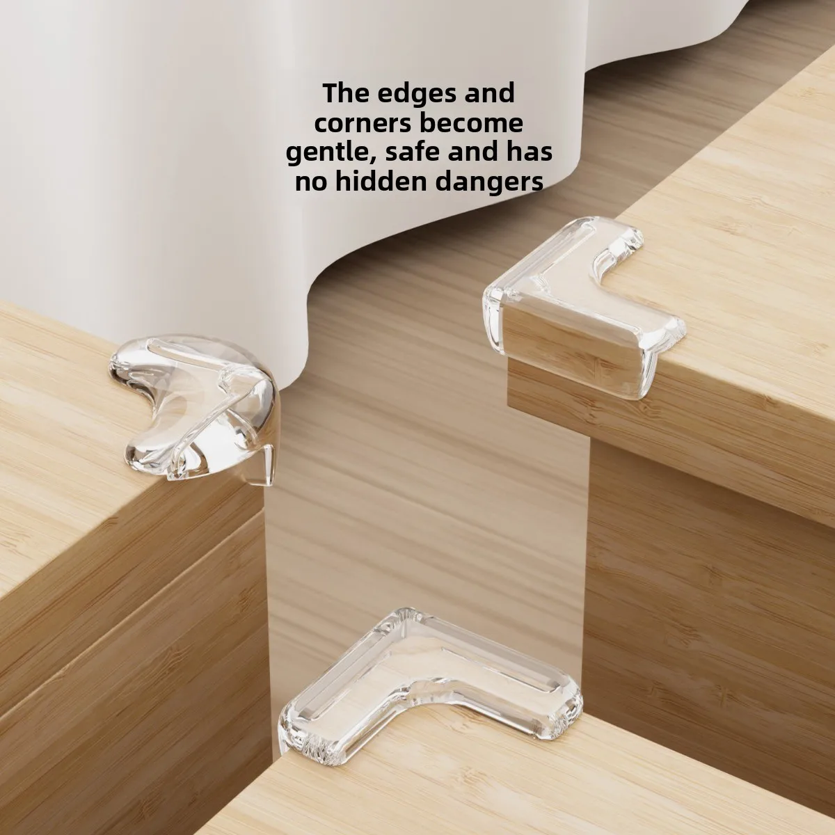 المضادة للتصادم ركن الحرس أثاث طاولة القهوة لينة ملفوفة الزاوية ملفوفة حافة ملصق PVC واقية