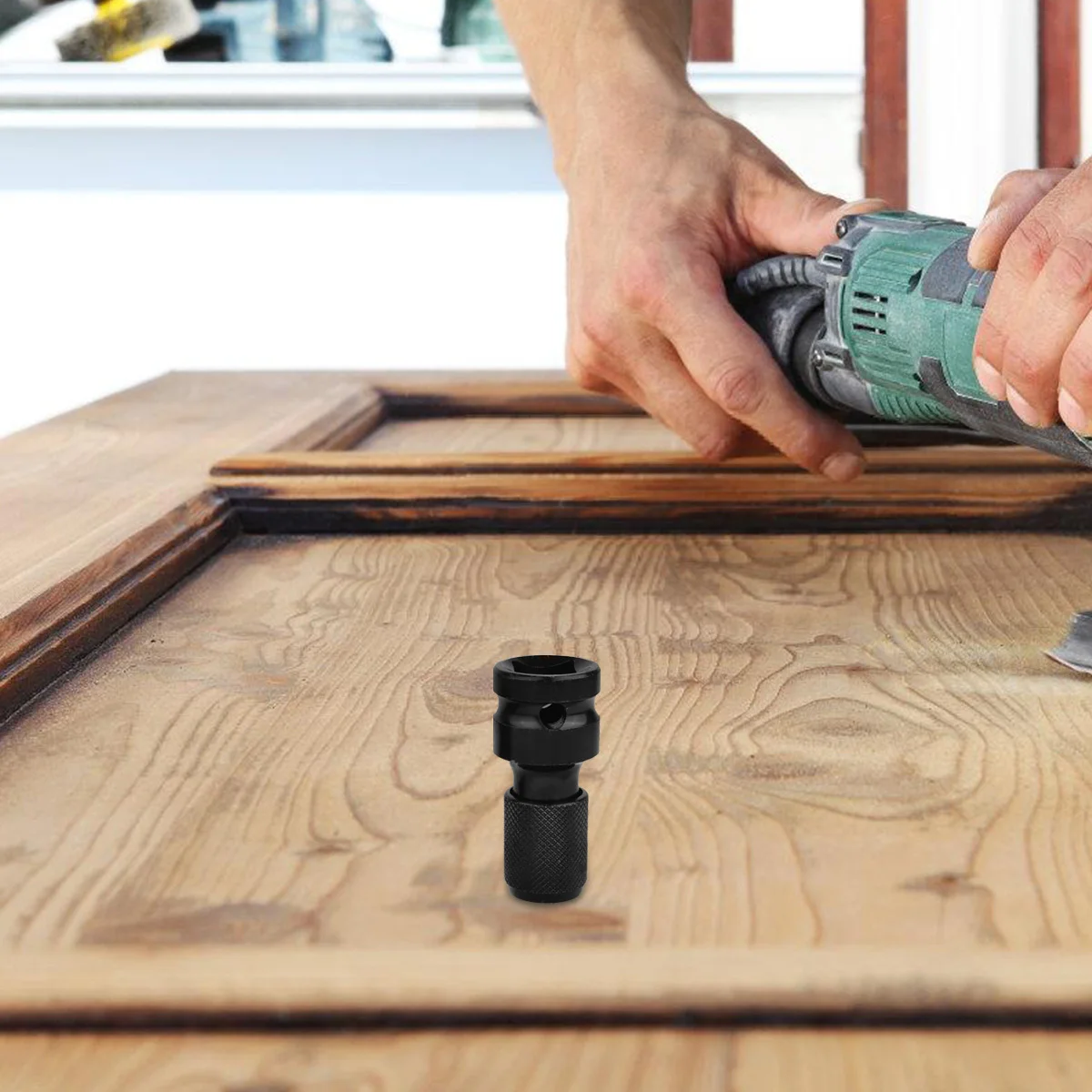 2 pezzi da 1/2 "a 1/4" chiave elettrica adattatore presa convertitore avvitatore a impatto a sgancio rapido per mandrino per trapano avvitatore a percussione