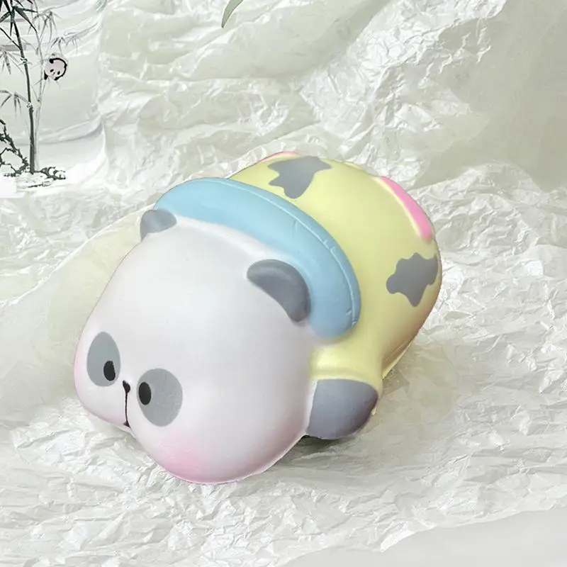 Panda Pop Knijpspeelgoed Schattig Cartoon Dier Langzaam Stijgende Pop Fidget Speelgoed Creatieve Panda Pinch Joy Thuis Bureau Decoratie Voor