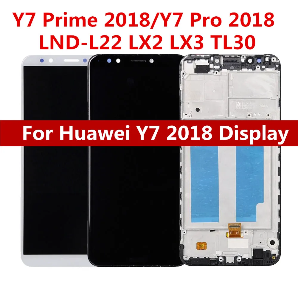 

For Huawei Y7 Pro 2018 LCD Y7 2018 Display With Touch Digitizer Y7 Prime 2018 Screen Assembly