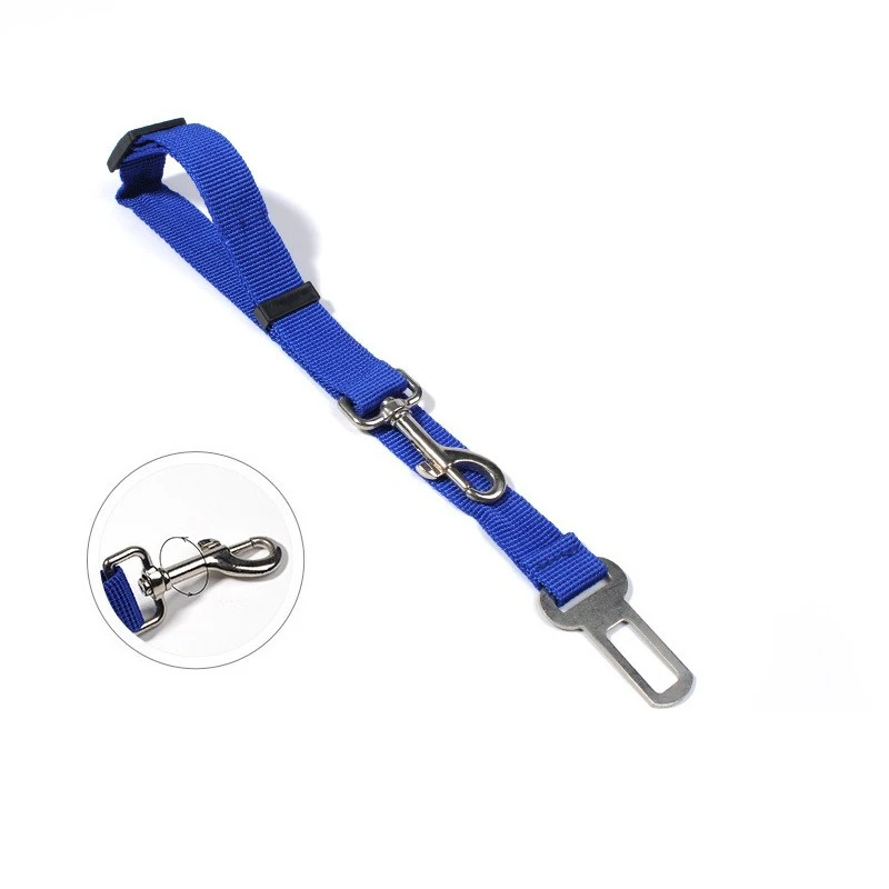 Pet Car Safety Rope, Seat Belt Leash, Vehicle Fixed Strap for Pets, Retractable