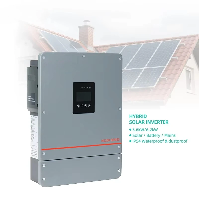 

IP54 3.6KW 6.2KW DC 48V/24V to AC 220V/230V off Grid Solar Inverter LCD Display Single Output Purer Sine Wave 3-Year Warranty
