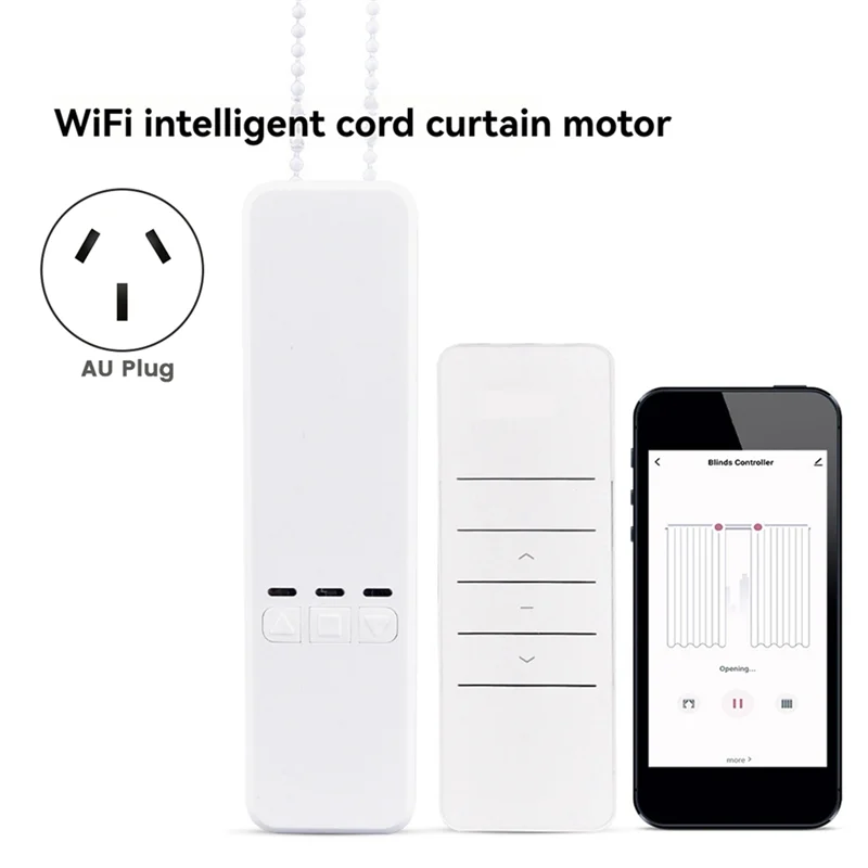

PHILE-Tuya Wi-Fi умный мотор для рулонных жалюзи электрическая цепная жалюзи привод затвора RF дистанционный комплект умное приложение через Alexa Google