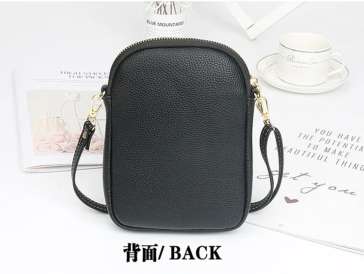 Modische Handytasche Damen Umhängetasche Einschultrige Mini Quadratische Tasche Kartenhalter Tragbare PU-Leder Geldbörse – Detail 12