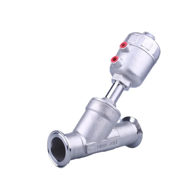 

Quick-install Angle Seat Valve 16bar Angle Seat Valve PTFE Sealing 1/2" 3/4" 1 Inch 304 Stainless Steel Pneumatic