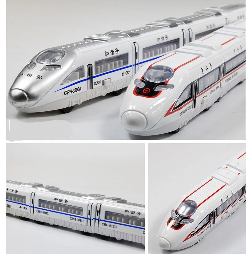 Fuxing Magnetic Motor Train Alloy Model Children's High-Speed Train Toy Set Harmony Metro Rail Train B349