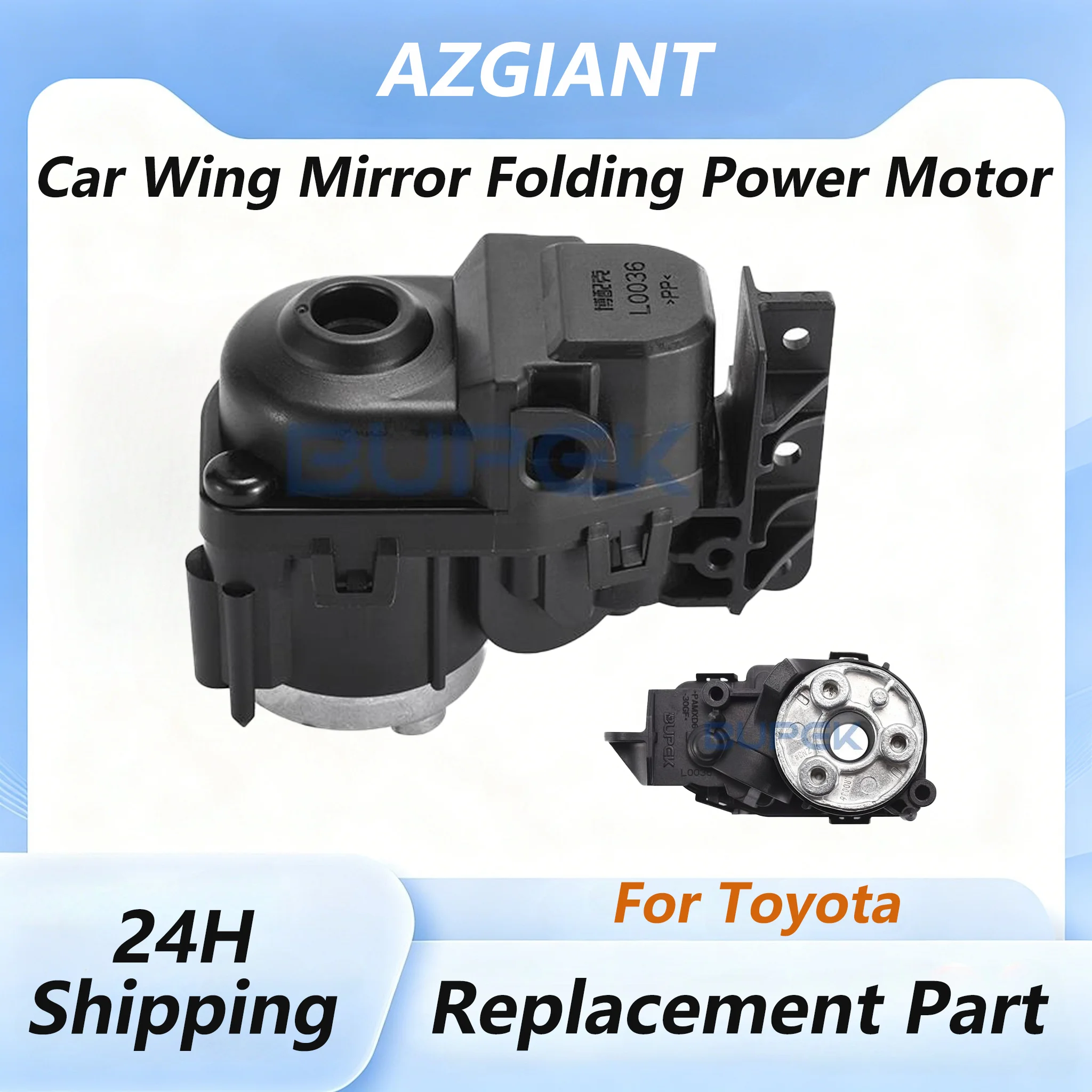 AZGIANT Car Left Right Side Mirror Folding Motor for 2018-2023 Toyota Camry MK8 Fit Power Folding Mirror Repair