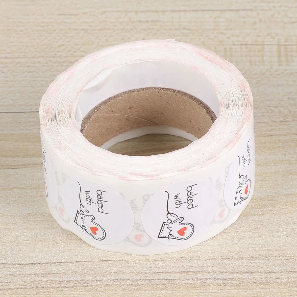 

1 Roll Adorable Baking Themed Stickers Decorative Labels Perfect for Food Packaging and DIY Gift Crafts Kraft Paper