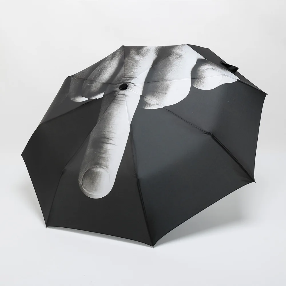 Thermal Transfer Whimsy Finger Top Thirty Percent Students  Umbrella Guarda Chuva