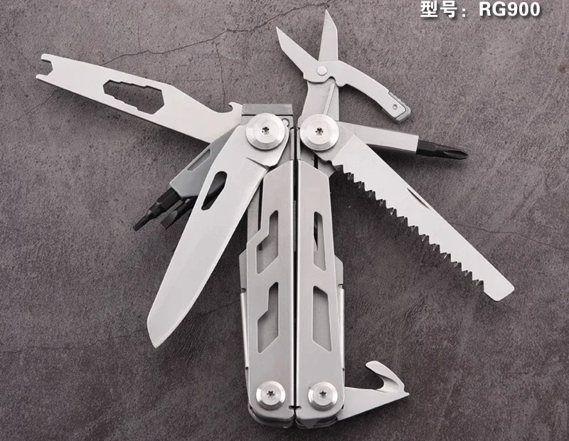 Multi functional combination tool, tiger , folding outdoor knives, screwdrivers, scissor pliers, car mounted