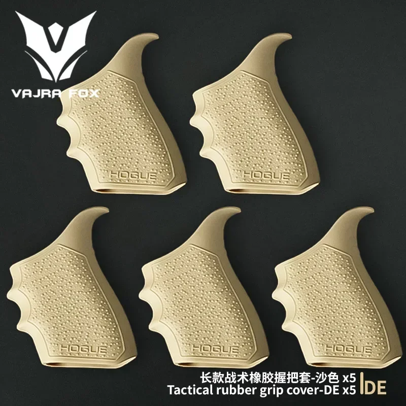 Tactical Rubber Grip Sleeve 5Pcs Shooting Weapons Non-Slip Handle Upgrade Version G17 G18 G34 G47 Universal Glock Accessories