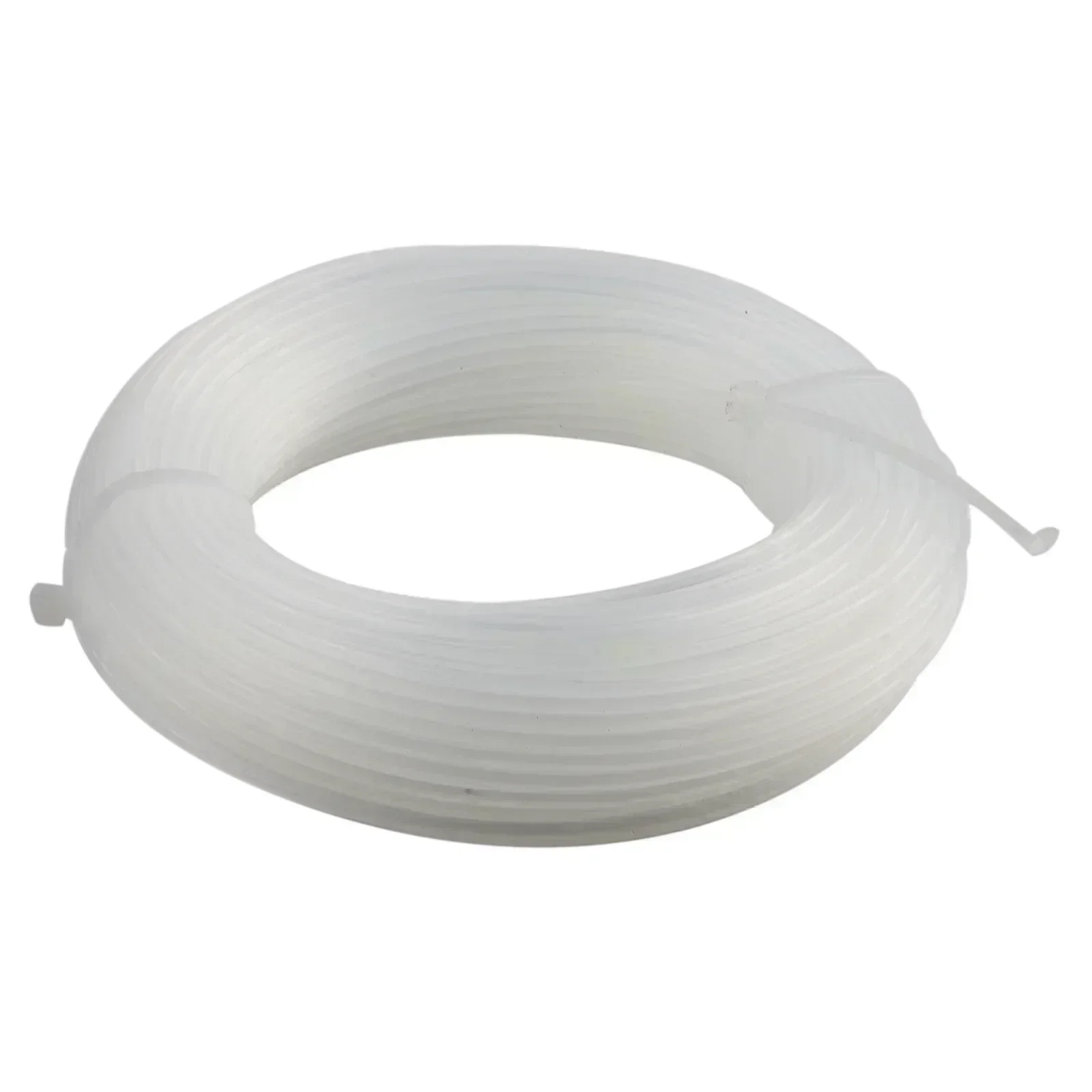 Línea de corte de 1,6mm x 20m, alto rendimiento de corte para trabajos de corte y bordes, cadena de línea de cortacésped de nailon blanco