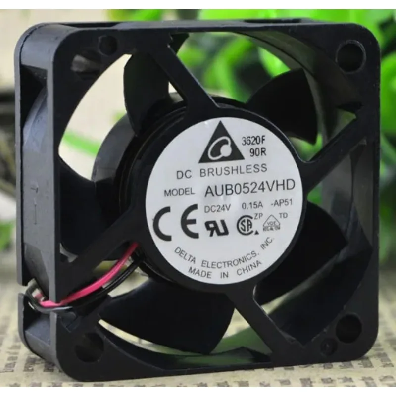 مروحة تبريد أصلية جديدة لـ DELTA AUB0524VHD 24V 0.15A 2 سلك خادم عاكس مروحة 5020