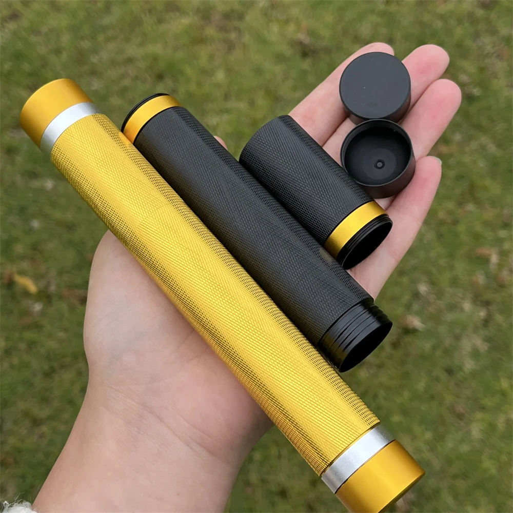 BIG Size Aluminum Alloy Cigar box Tube Holder Storage Tube Cigar Tube Moisture-proof Anti-fall Sealed Tube Smoke Accessories