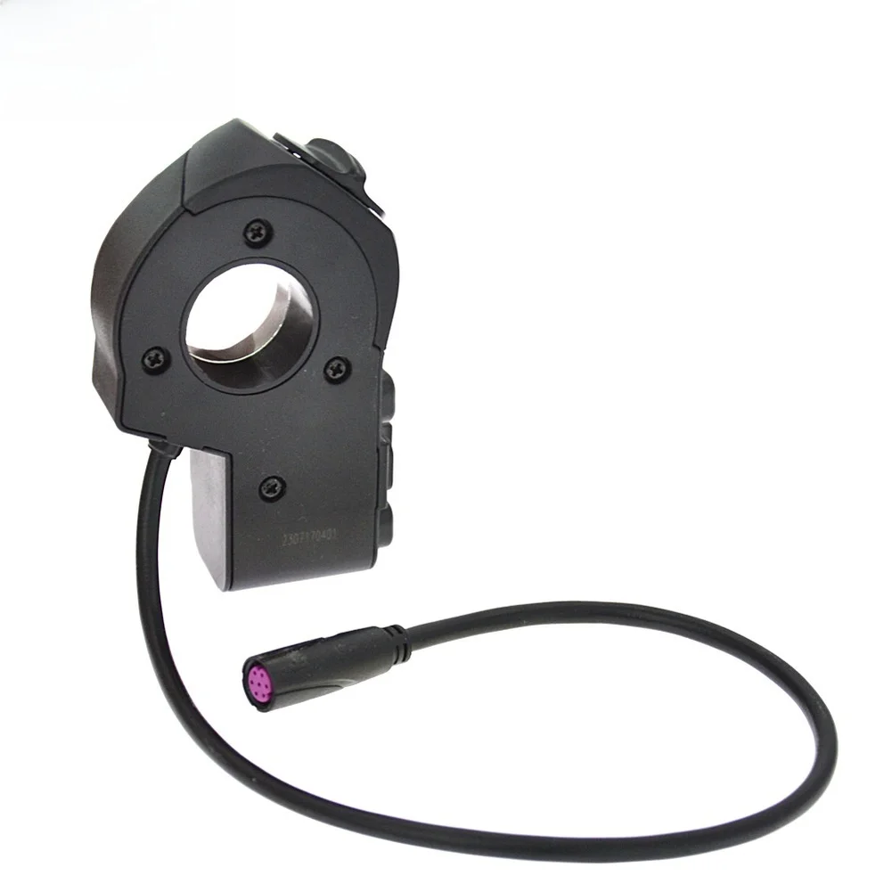 /3 /In /1 Switch For Electric Bike Scooter Headlight Turn Signal For Horn Control Button 22.2mm Handlebar 12V-72V ABS Black Cycl