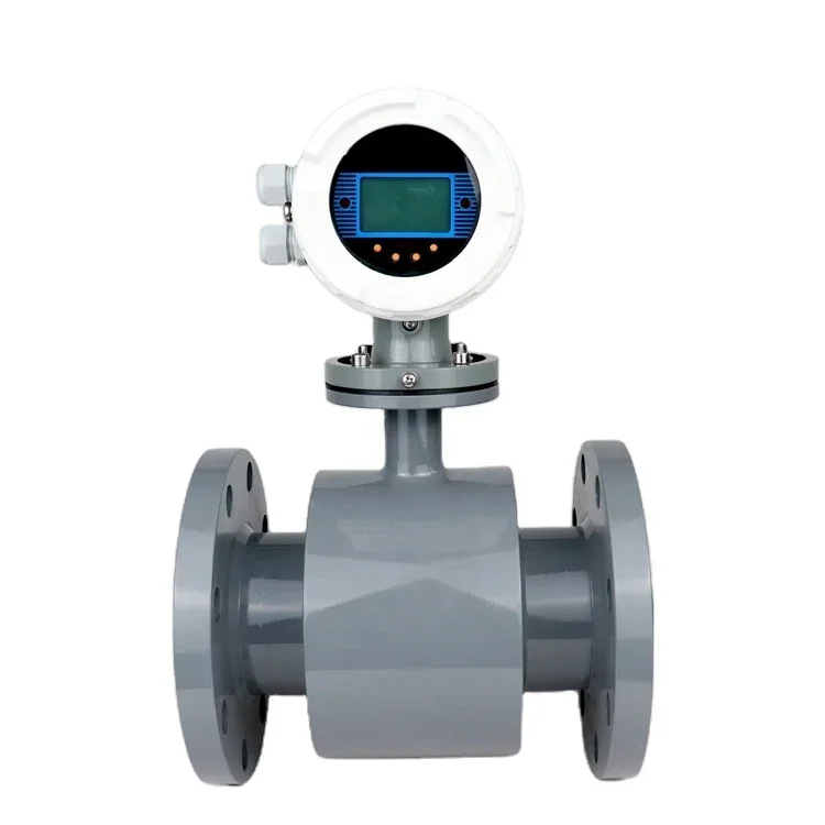 Display pulse Small Milk Gprs Battery Powered Rs485 Electromagnetic Flowmeter DN15-3000 4-20MA flowmeter