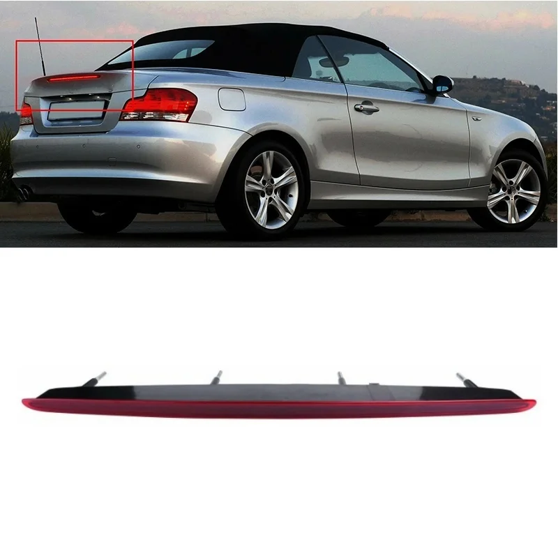 

Светодиодный дополнительный стоп-сигнал 12В для BMW 1 серии M 128i 135i 2008-2013 E82 E87 E88, высокорасположенный сигнальный фонарь 63257164978
