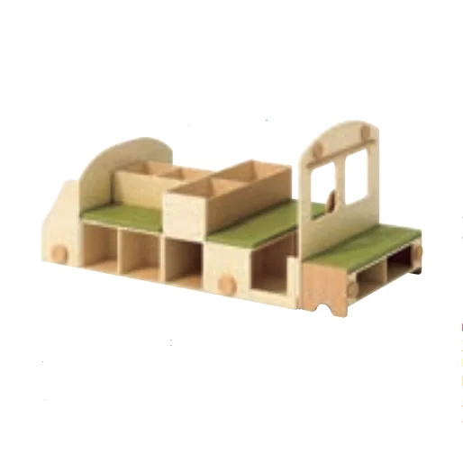 

Eibele Toddler Daycare Childcare Furniture Set Reading Room Car Bookshelf Kids Book Cabinet for Kindergarten Nursery Preschool