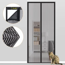 Magnetic mosquito net door custom Size door curtain mosquito door screen automatically turn off the invisible mesh mosquito nets