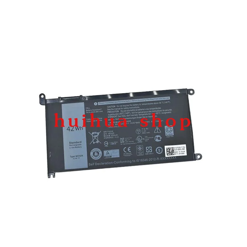 

3500 мАч для DELL Inspiron 15 5568 7560 5567 13 7368 Vostro 5468 WDX0R 42 Втч WDXOR Аккумулятор для ноутбука Электрическое топливо 7000