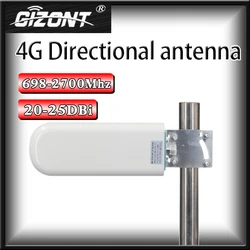 Antenna esterna direzionale a schermo piatto 4G LTE GSM 698-2700mhz antenna ad alto guadagno full-band antenna logaritmica impermeabile