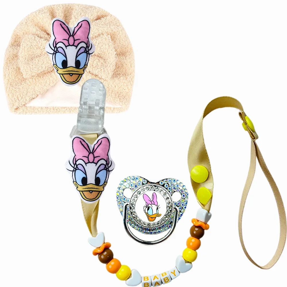 3-conjuntos-de-chapeus-de-bebe-para-meninos-e-meninas-arcos-de-cabelo-doce-kawaii-aneis-de-denticao-de-bebe-anime-impresso-clipes-de-corrente-presente-de-alimentacao-para-recem-nascidos