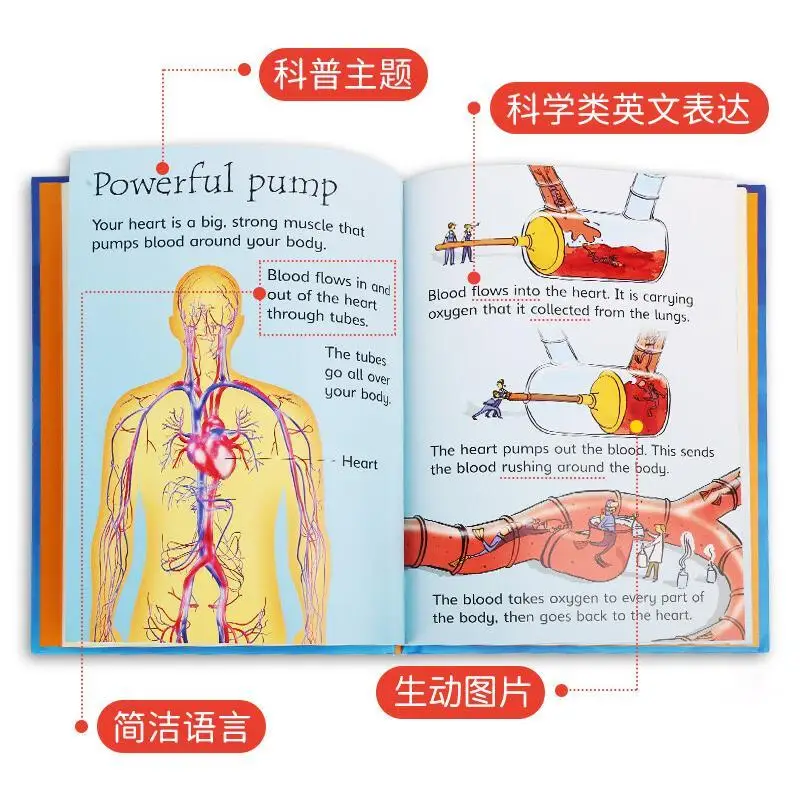 Original Bedtime Reading Science, 30 Volumes de Iniciantes Usborne, Exploração Final da Ciência, Natural, História