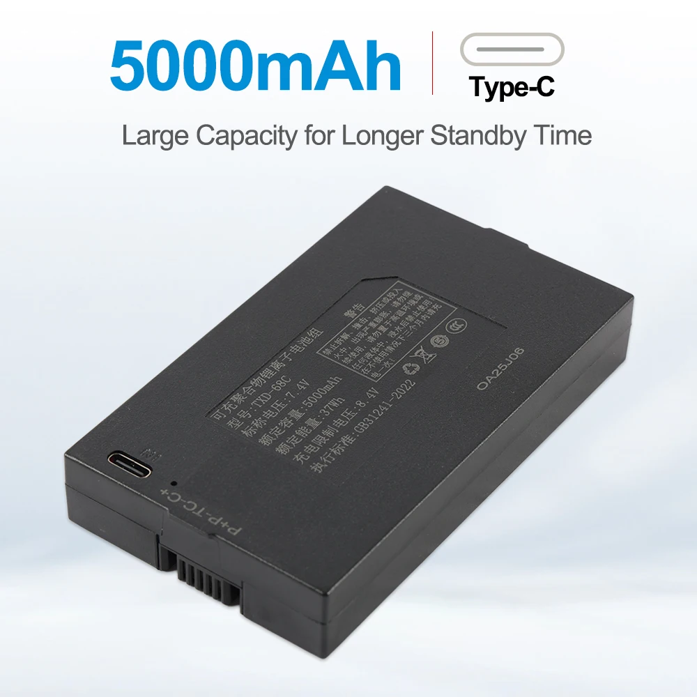 5000mAh TXD-68C TZ68-C Smart-Türschloss-Lithiumbatterie, universelle C+ C-T P-P+ Schnittstelle für Fingerabdruck- und elektronische Codeschlösser – Detail 2