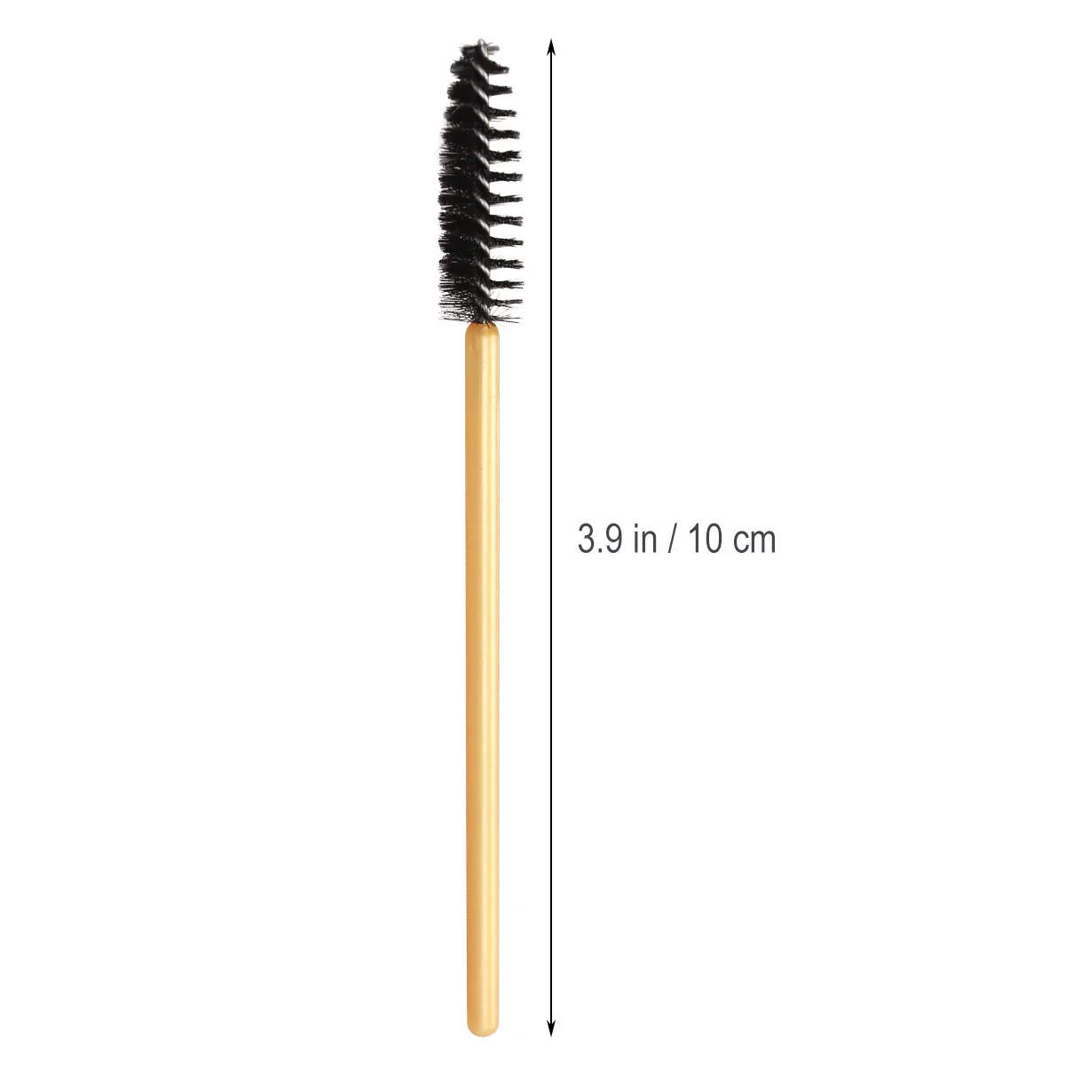 Brosse à cils applicateur de Mascara, pointes denses, outil de maquillage sans grincement, baguette en Nylon pour Extensions de cils, brosse cosmétique, 50 pièces