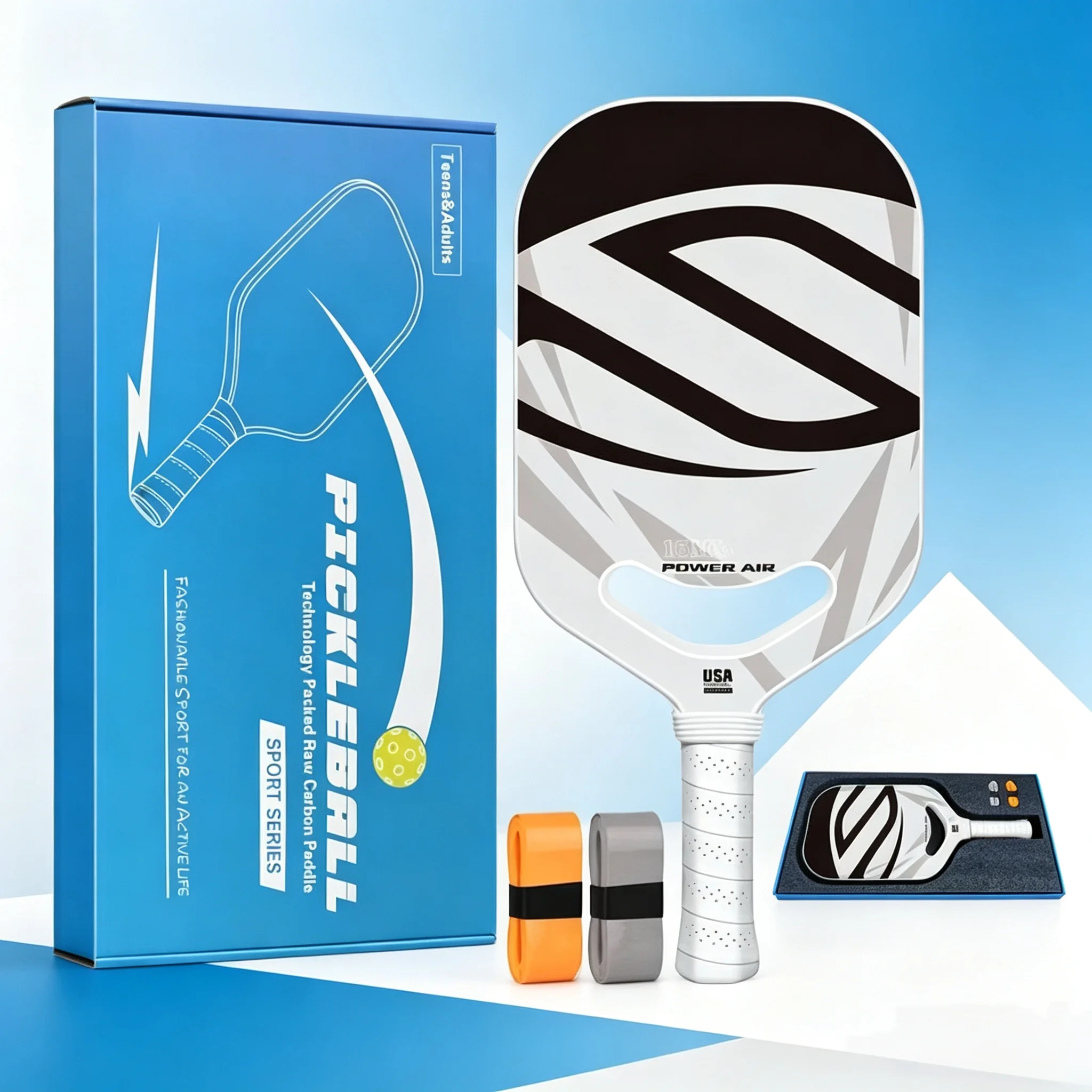 selkirk-t700-peak-carbon-fiber-heat-pressed-integrated-padel-racket-full-set-sport-fitness-fans-supplies-unbranded