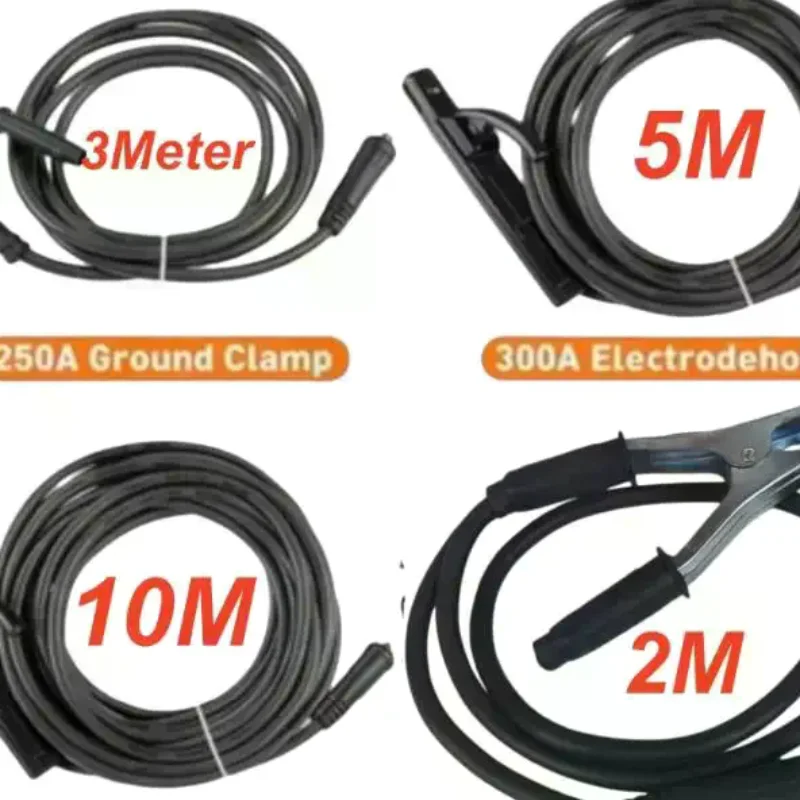 Welding Cable Universal Safety Certified Set Original Electrode Holder Connector for Beginner Welding Practice