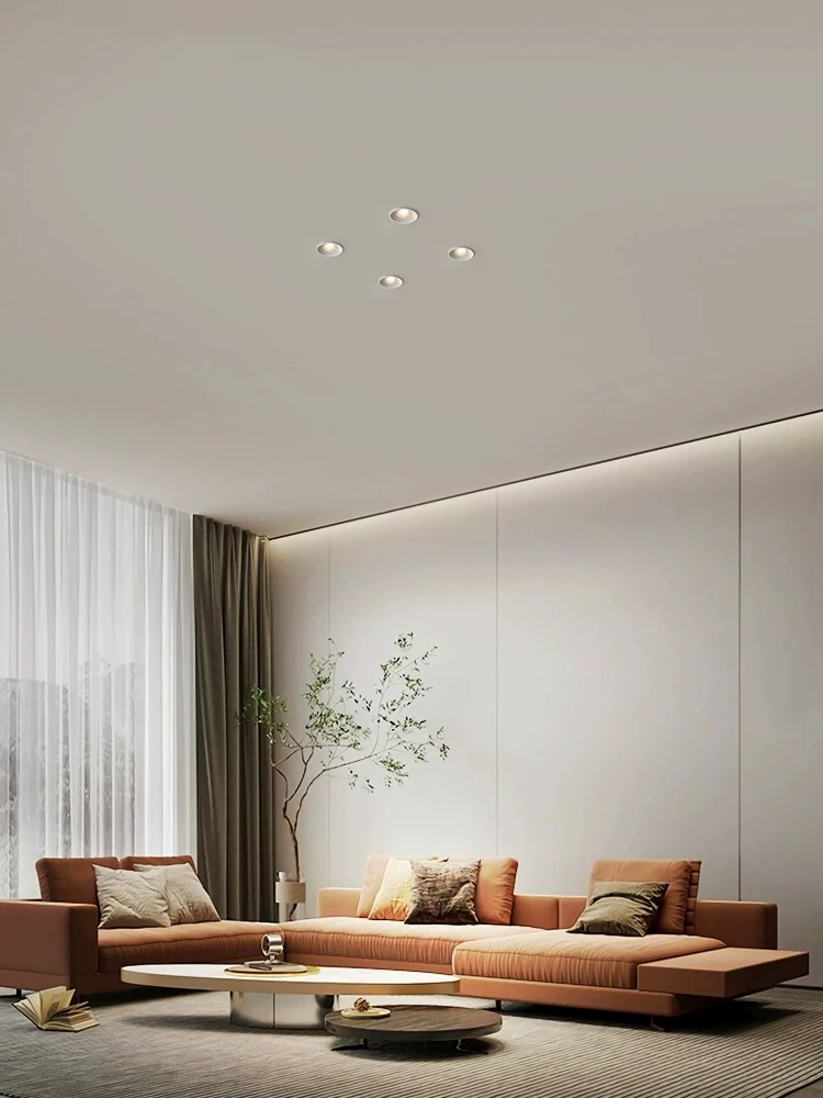 Led Downlight Recessed Round Ceiling Lamp White 7W 10W Down Light Aluminum Spot 110V 220V Lights For Living Room Bedroom Kitchen