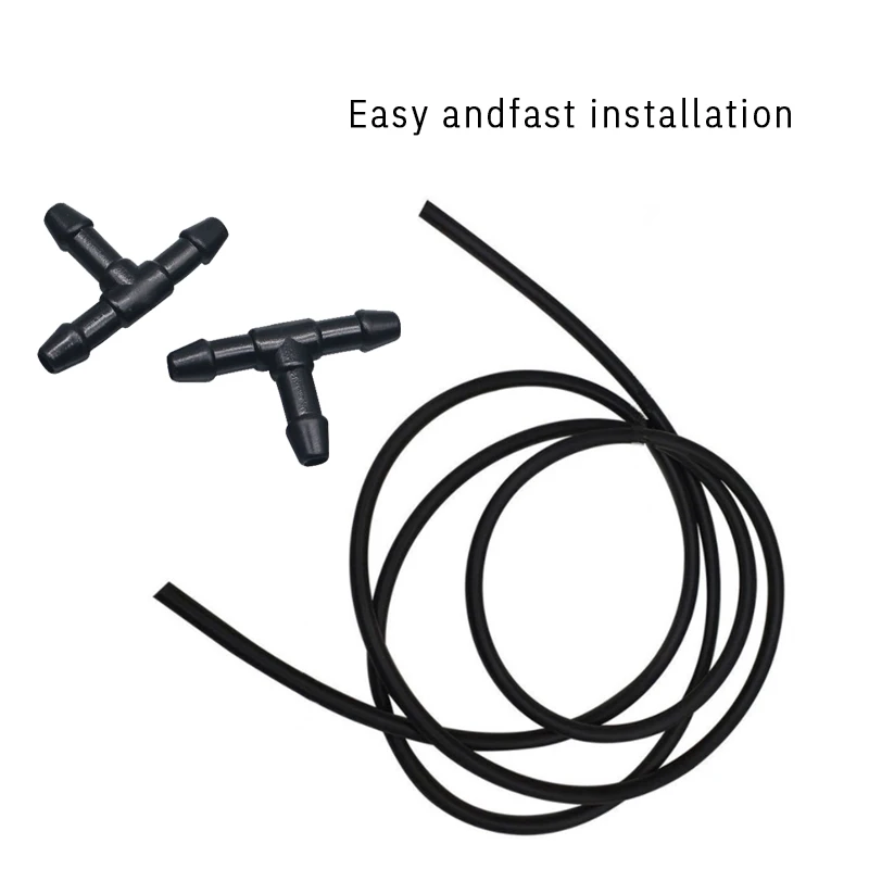 1 Set Car Spray Pipe Joint Kit Front Windshield Wiper Washer Spray Nozzle Nozzle Pipe Joint 12pcs