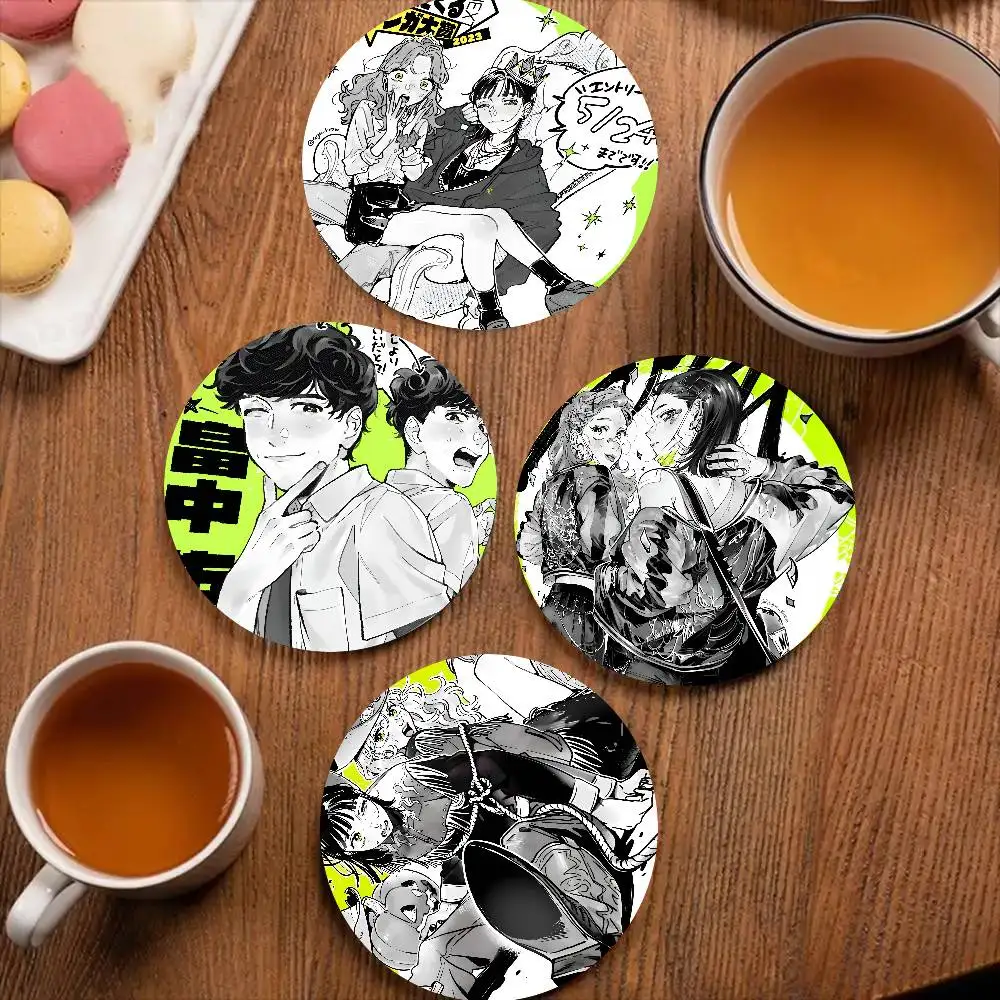 A-Aya O-Oosawa K-Koga M-Mitsuki Untersetzer, rutschfest, hitzebeständig, lustige Esstischdekoration, Geschenke für Cafés und Restaurants