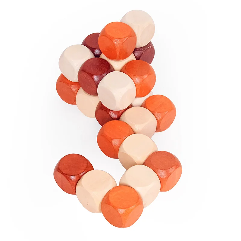 Puzzle classico per bambini adulti Puzzle cubo di torsione in legno Puzzle giocattoli educativi Montessori Sblocca Kongming Lock Regalo cubo 3D