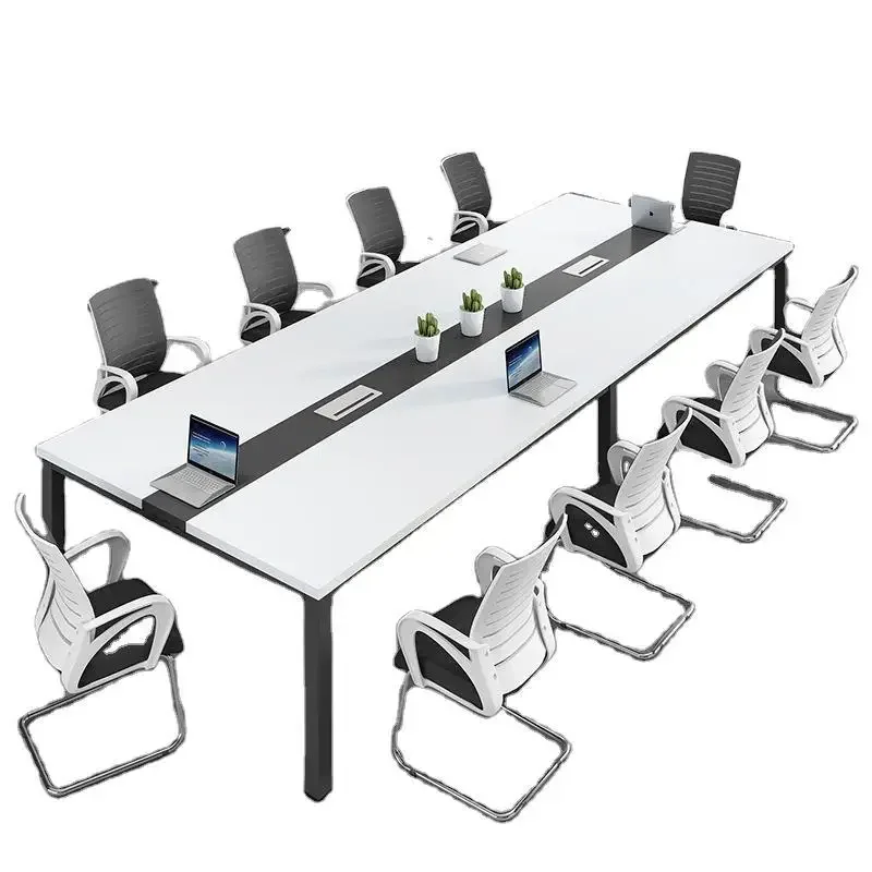 

Conference room power socket office meeting table and chair combination modern extensible desks big size conference desk