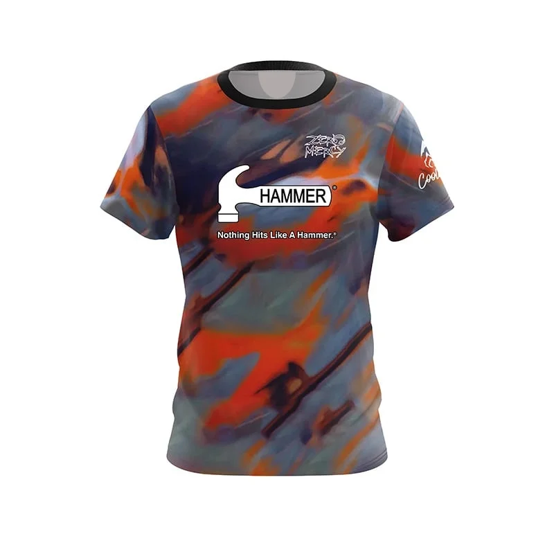 Neues Herren-T-Shirt mit Hammer-Eiscreme-Waffel-Kegel-Motiv, Bowling-Jersey-Print, Kurzarm, Performance-Sport-T-Shirt, Fan-Casual-Streetwear-Oberteil – Detail 8