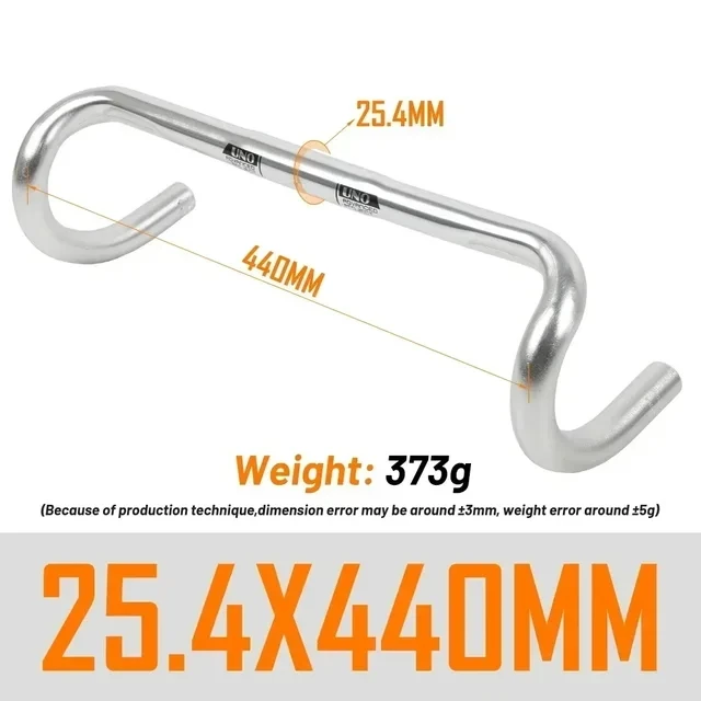 UNO UltraLight Racing Rennrad Lenker Bent Bar 25,4/31,8 MM 360/380/400/420/440/460 MM 6061 Aluminium Legierung Vorbau Lenker