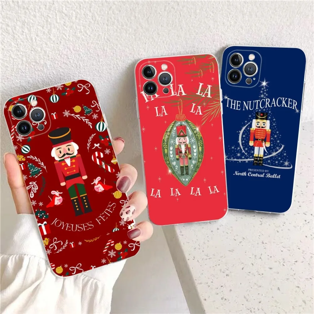 Nutcracker Phone Case For IPhone 16 15 8 7 6 6S Plus X SE XR XS 14 11 12 13 Mini Pro Max Mobile Case