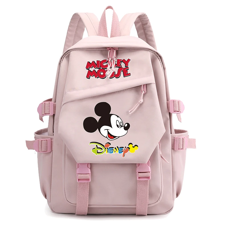 MINISO Disney Mickey Mouse Backpack School Student Teenager Book Bags for Boy Girl Women Rucksack Kawaii Travel Backpack Mochila