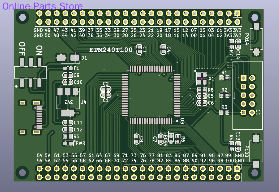 EPM570T100C5N Core MAX-II Board I5N Development Altera Minimum System MAXII New Product CPLD